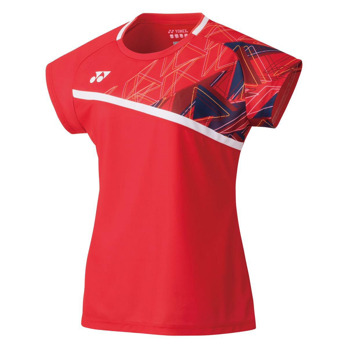 Yonex Damen Crew Neck Shirt rot