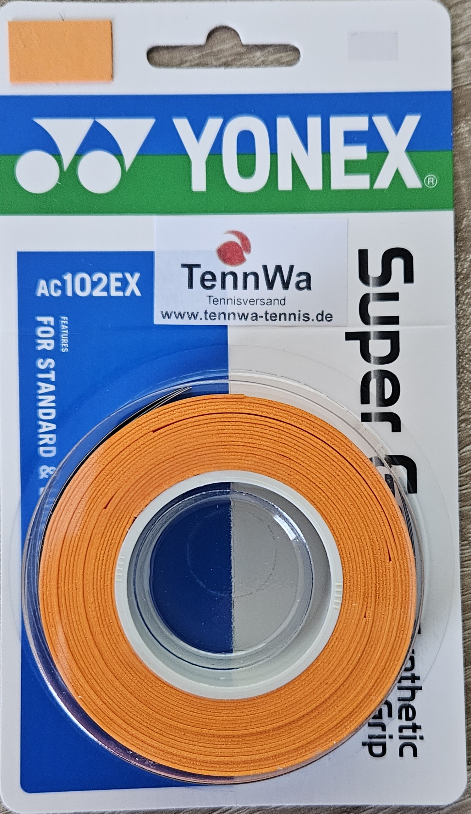 Yonex Super Grap orange, 3er