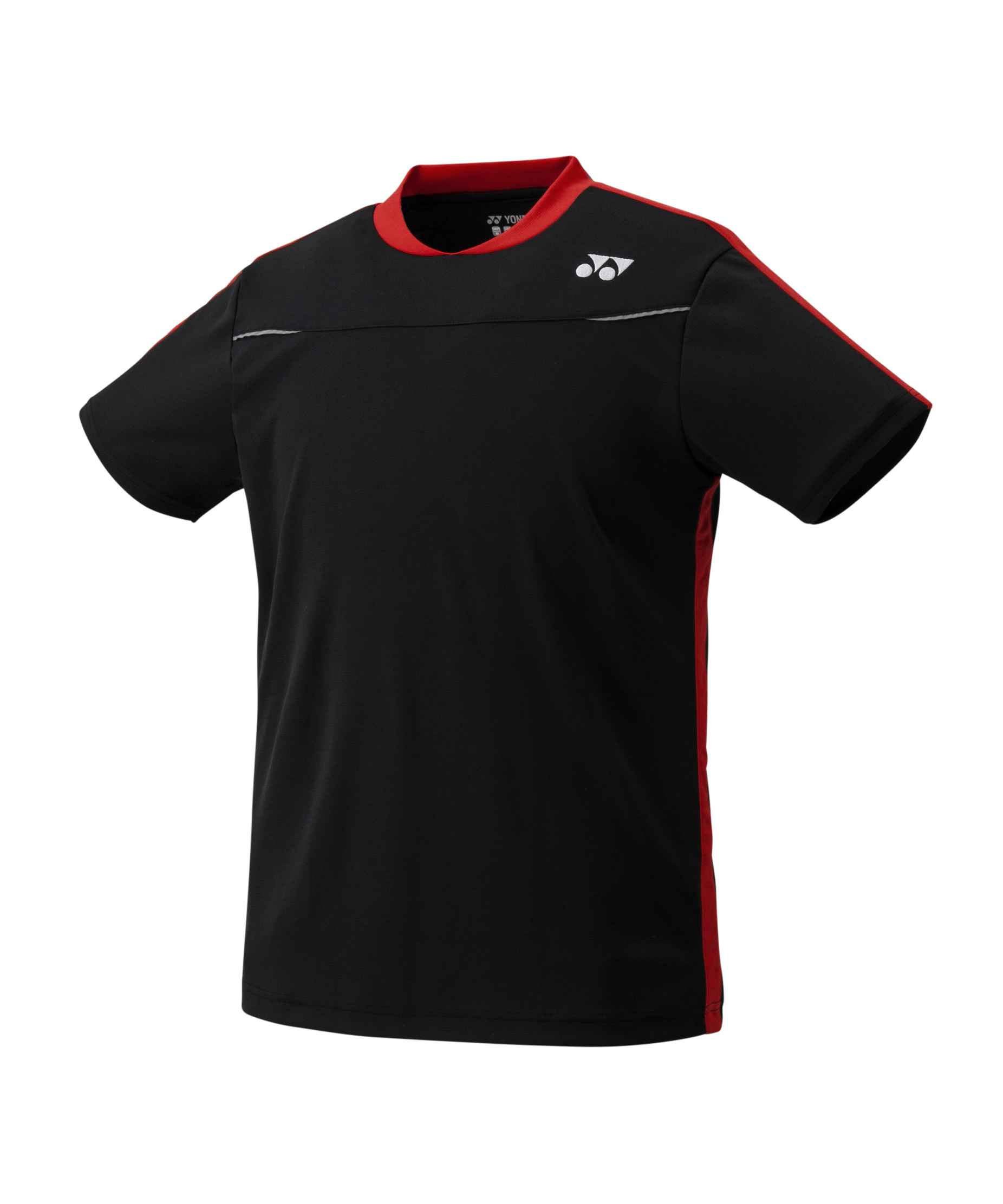 Yonex Herren Crew Neck Funktions-Tshirt schwarz/rot