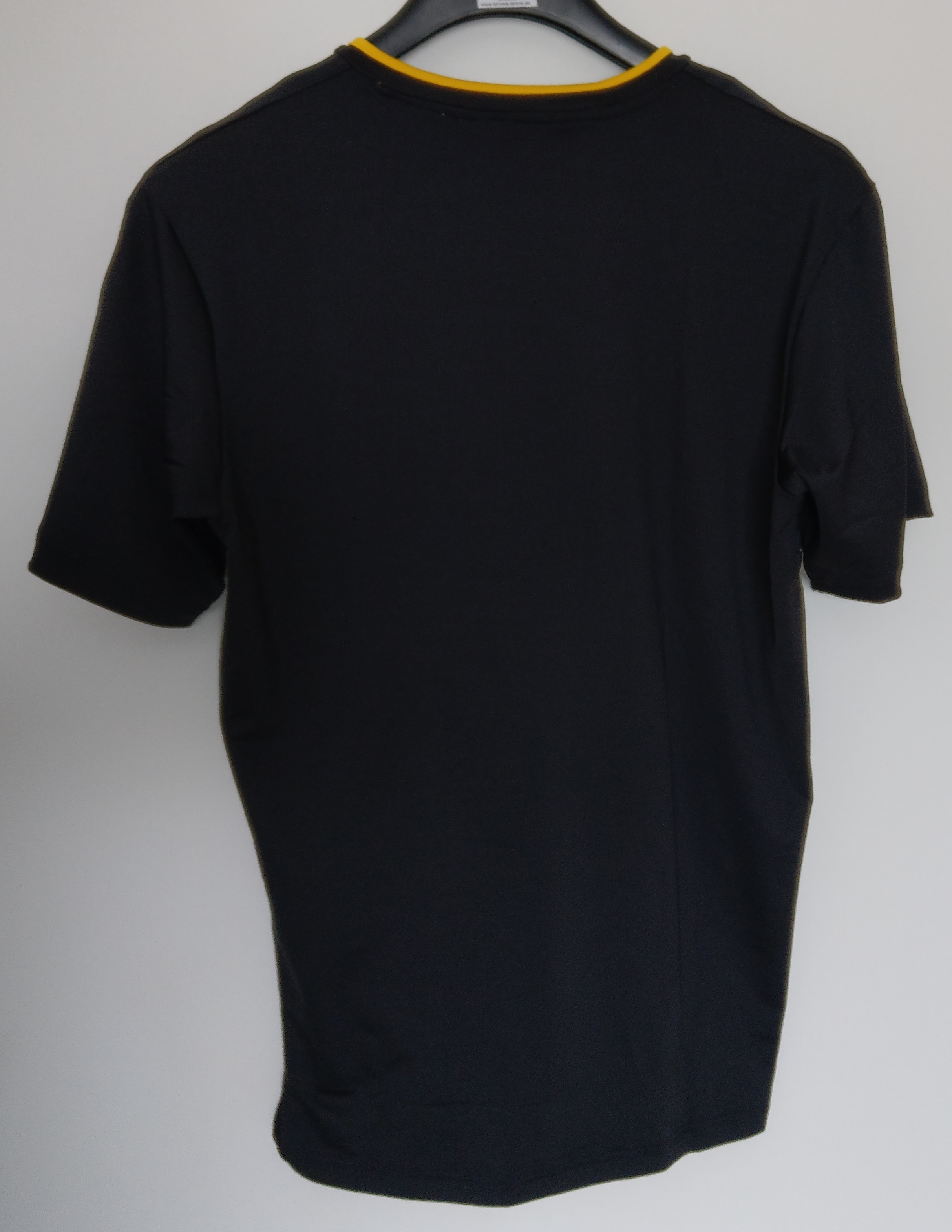 Adidas Advantage Tee Men schwarz/gelb