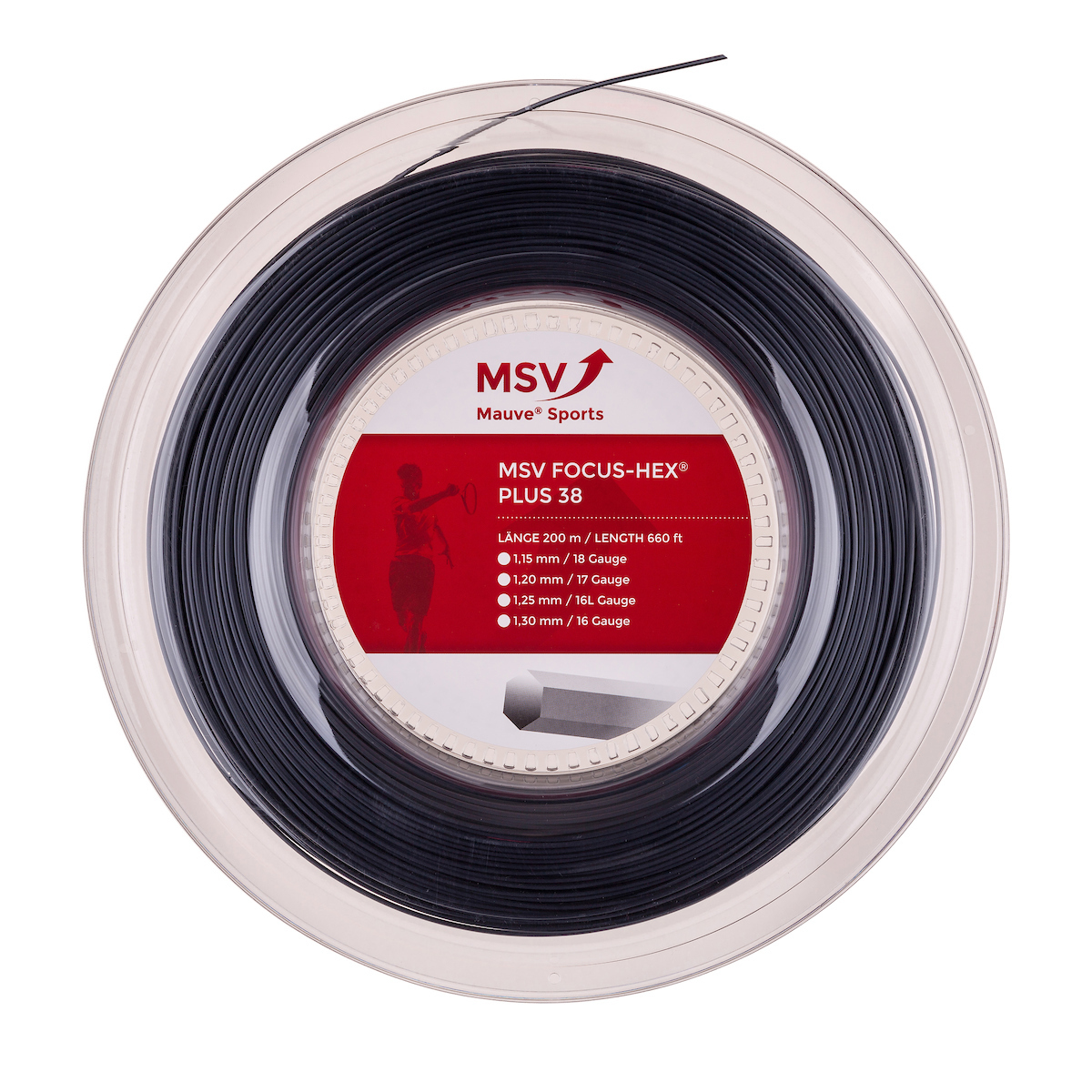 Mauve MSV Focus-Hex Plus 38 schwarz, 200m