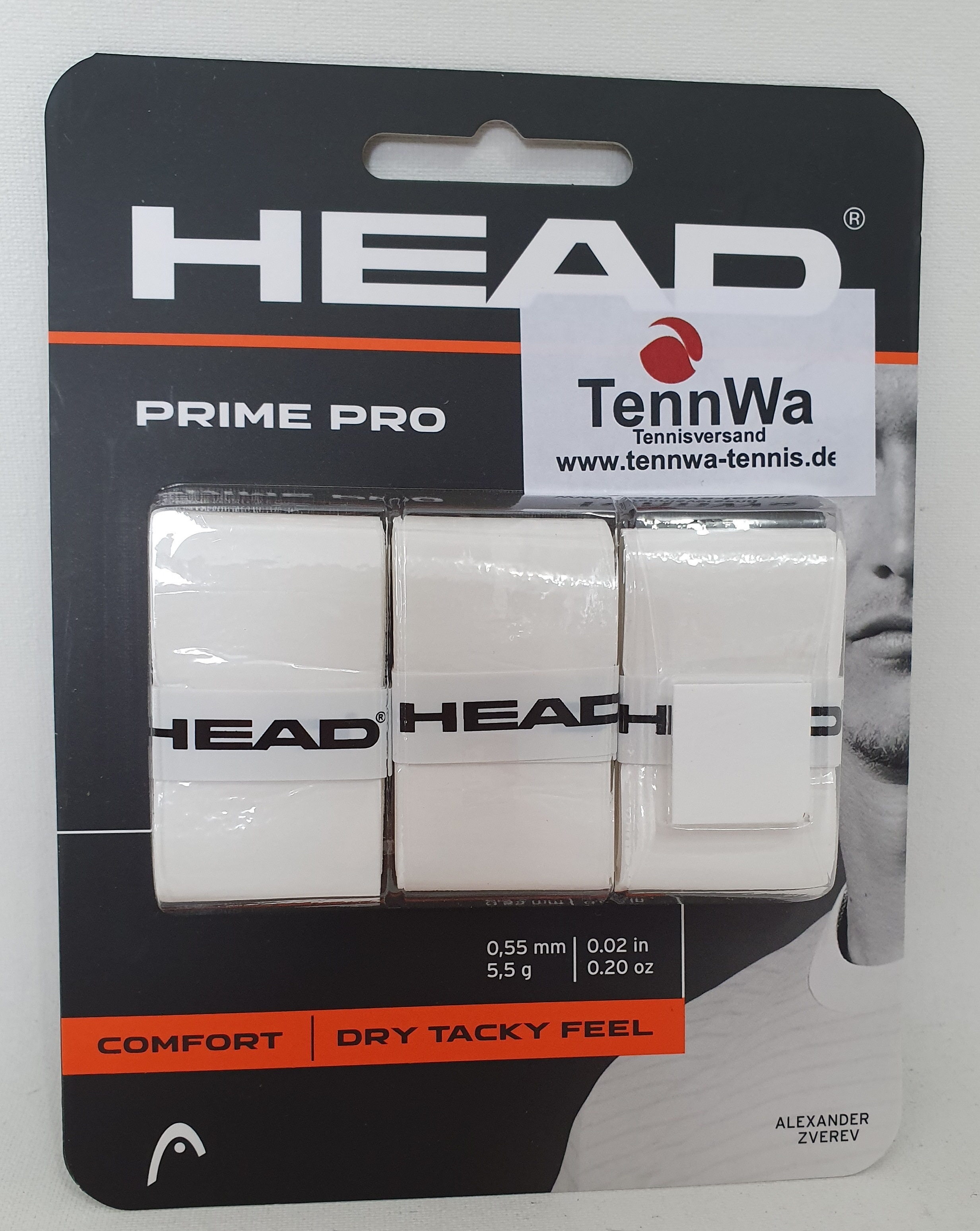 Head Prime Pro weiß, 3er