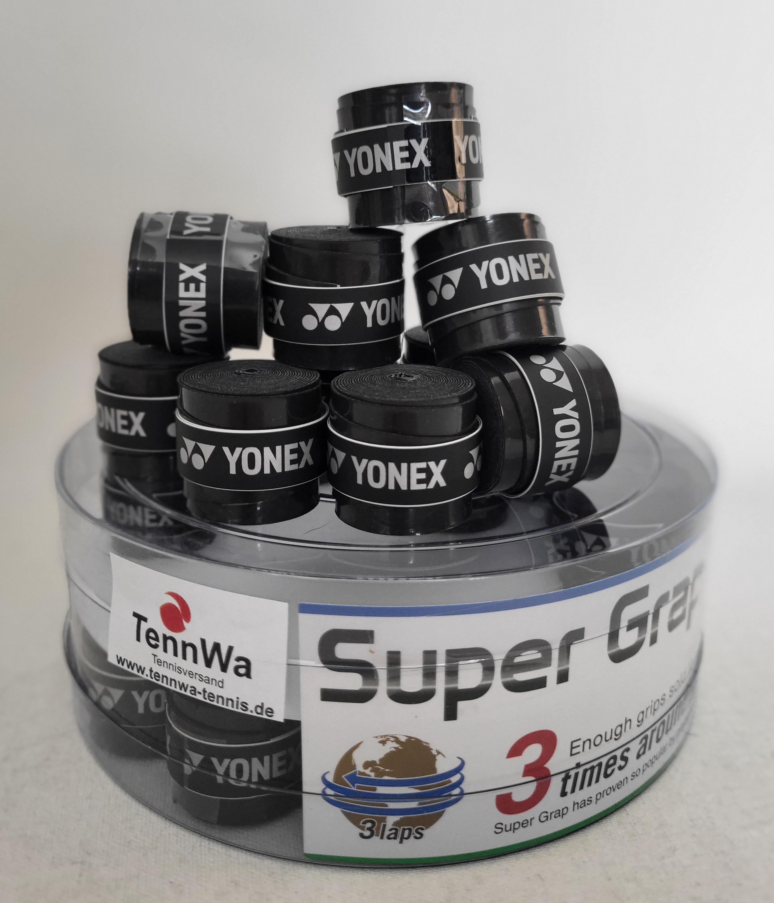 Yonex Super Grap 20er, schwarz