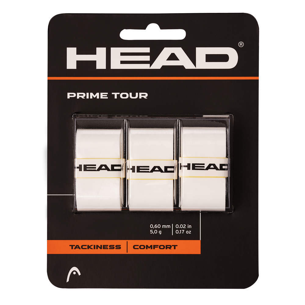 Head Prime Tour weiß, 3er Pack