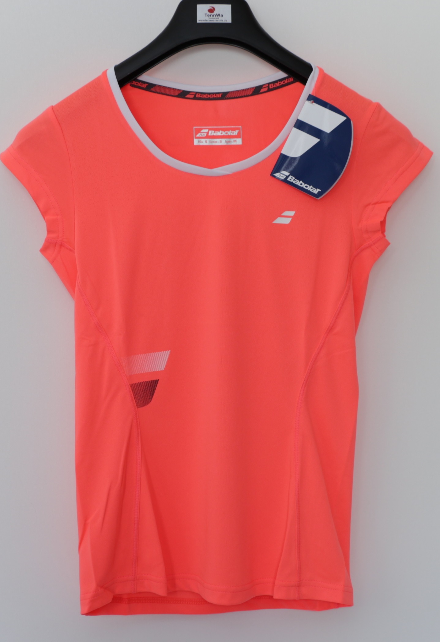 Babolat Flag Tee Core Damen neonrot