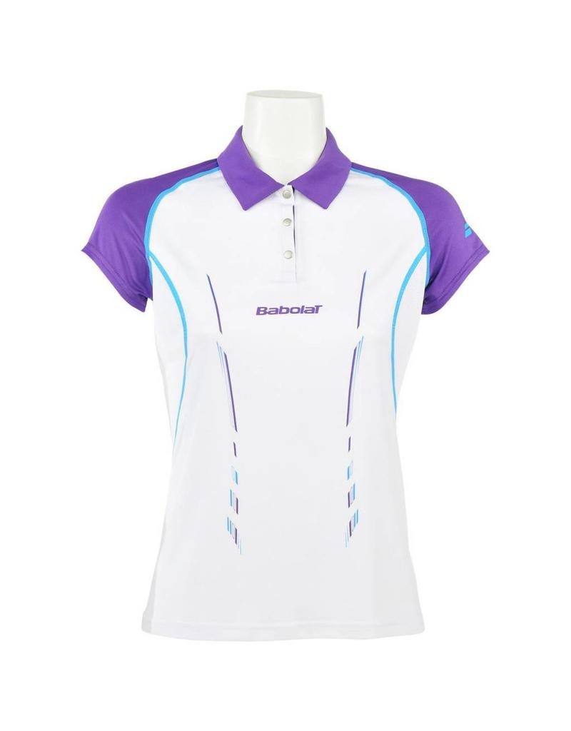 Babolat Damen Polo Match-Performance, weiß