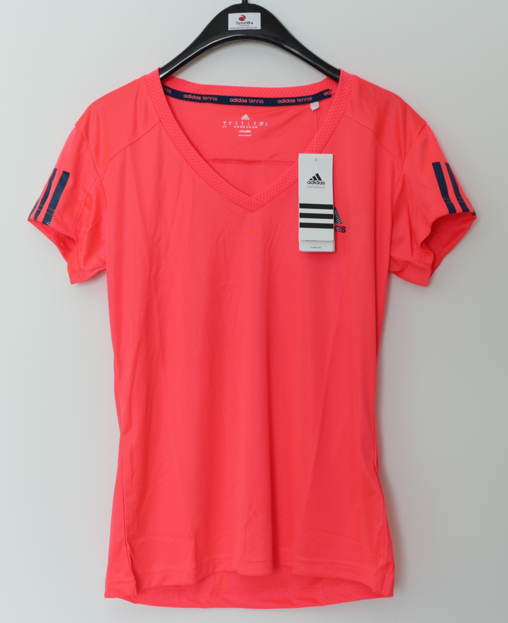 Adidas Club Tshirt Damen flashrot