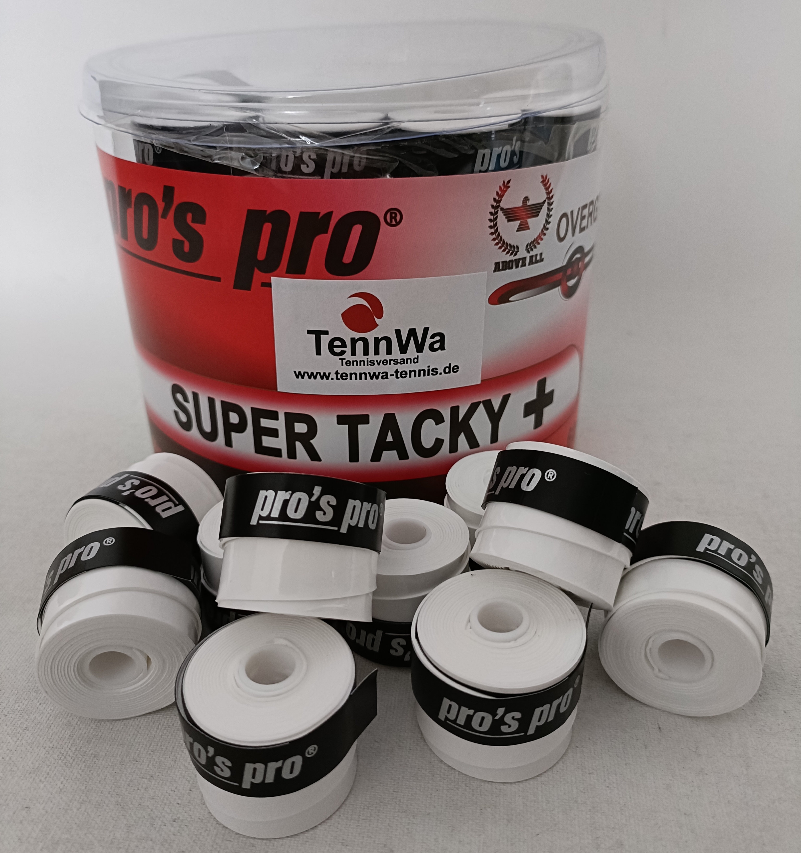 Pros Pro Super Tacky Plus, weiß, 10er Pack
