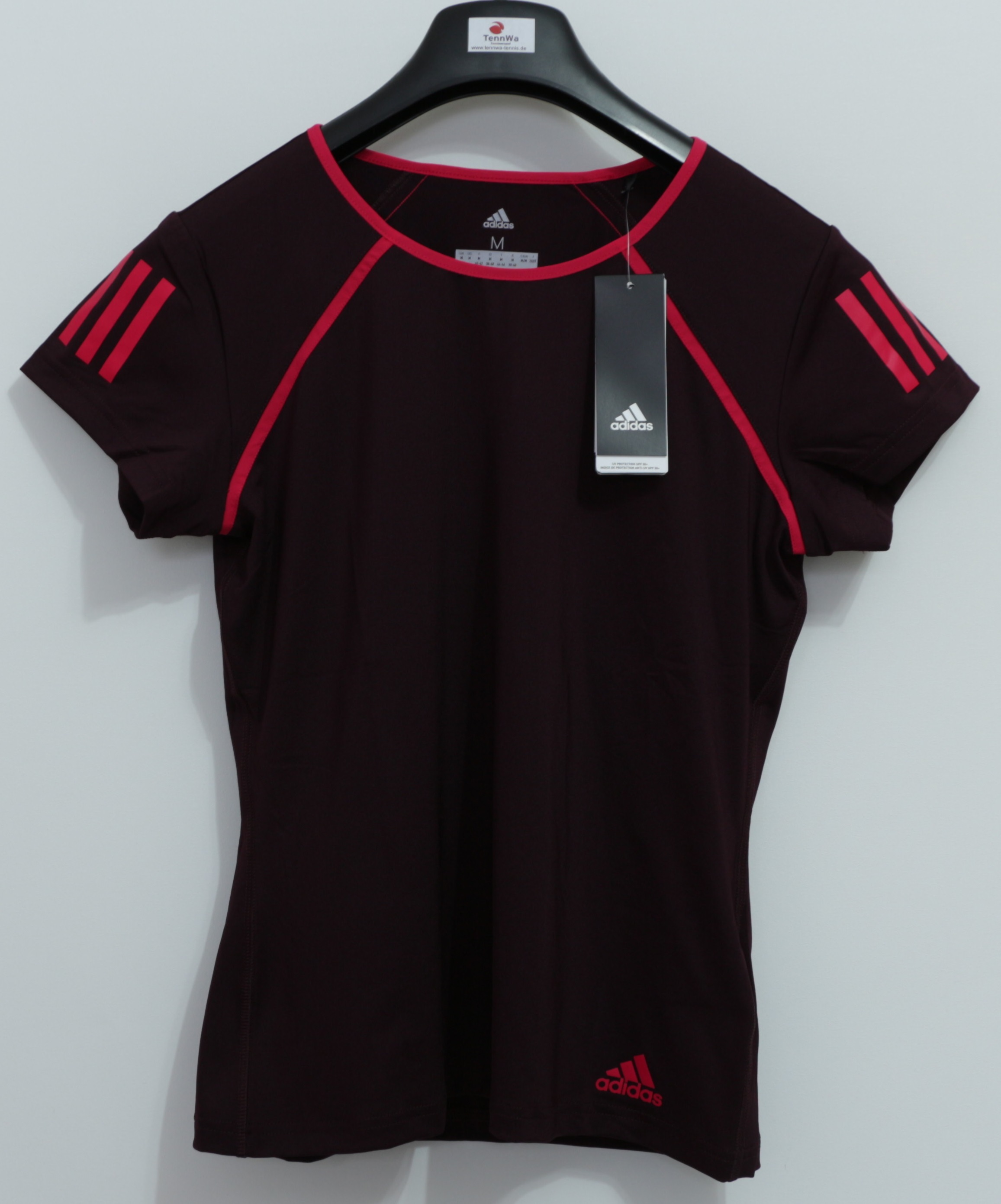 Adidas Club Tee Damen burgundy