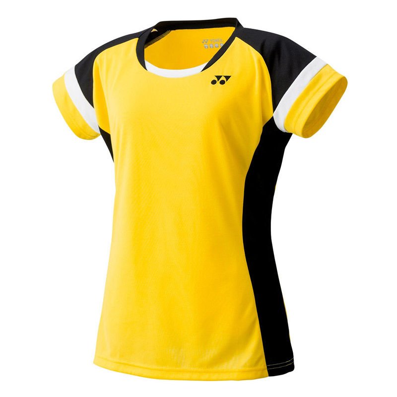 Yonex Damen Crew Neck Shirt light yellow
