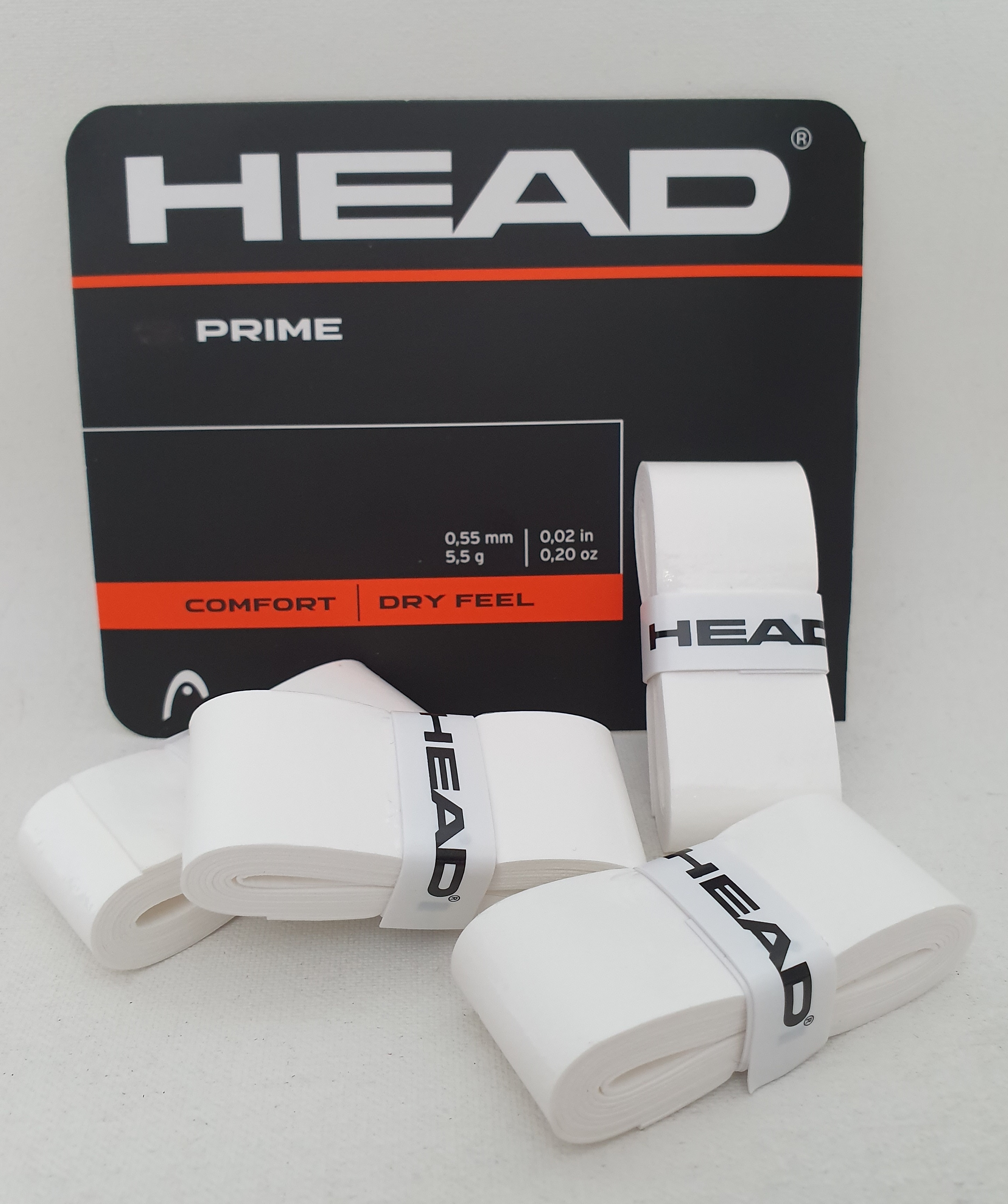 Head Prime Grip weiß, 4er Pack