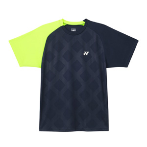 Yonex Herren T-Shirt navy/neongelb