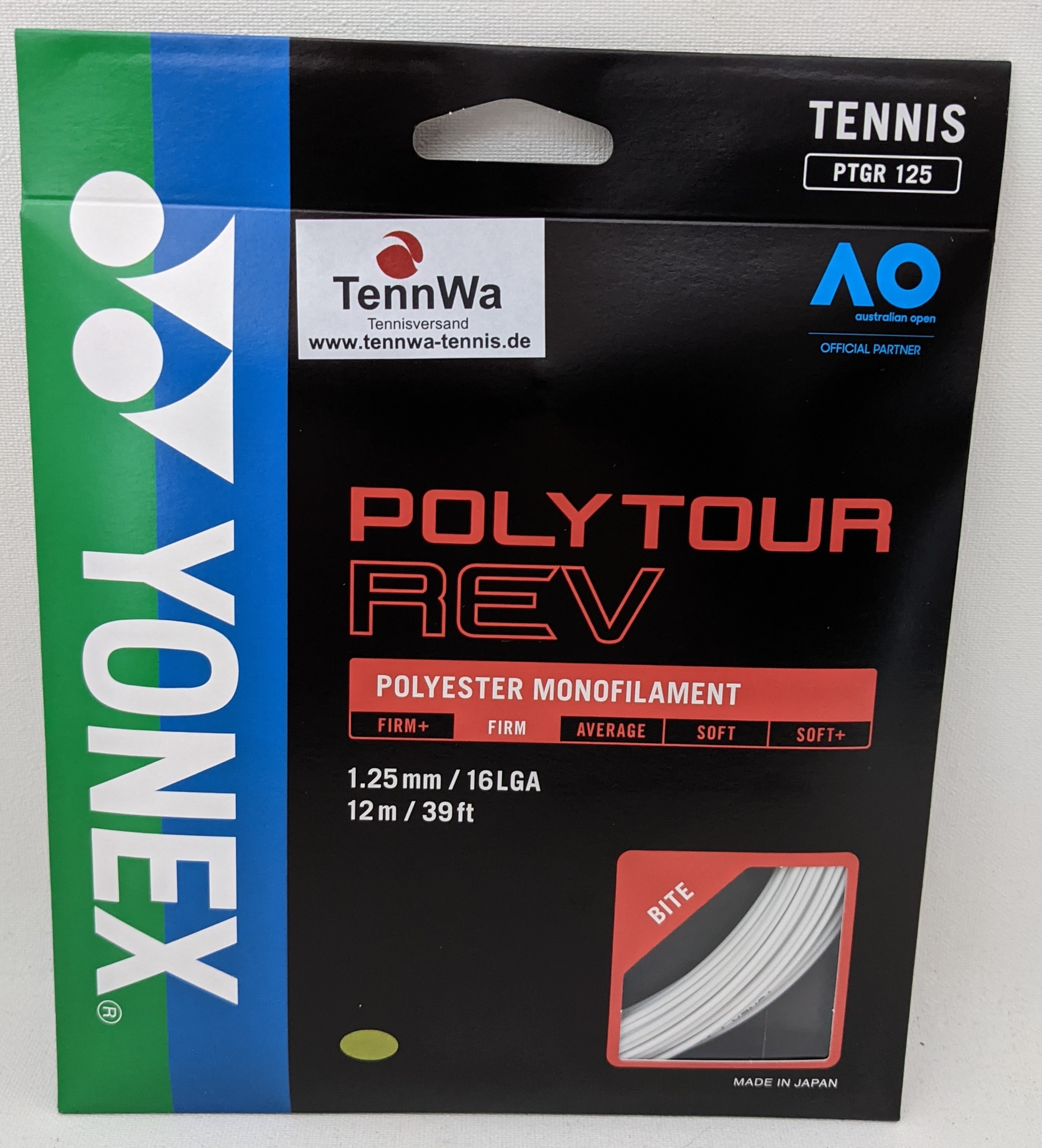 YONEX Poly Tour REV 1,25mm weiß, 12m