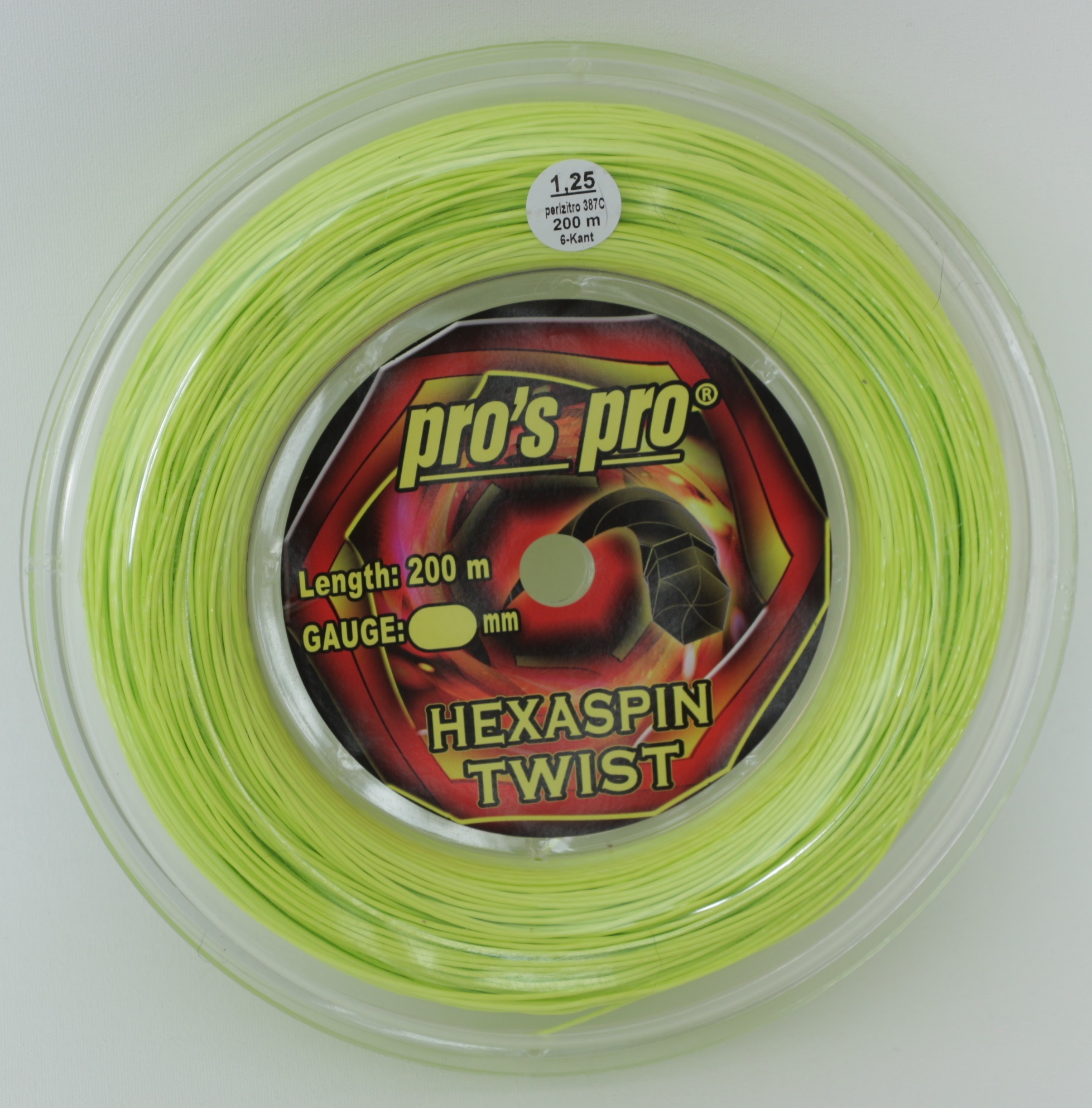 Pros Pro Hexaspin Twist lime 200m