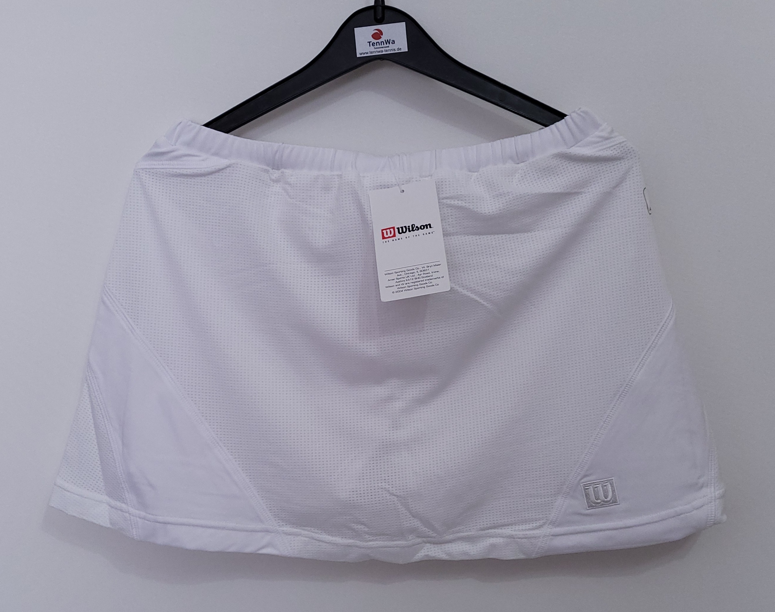 Wilson Tennisrock X Line Skirt, weiß