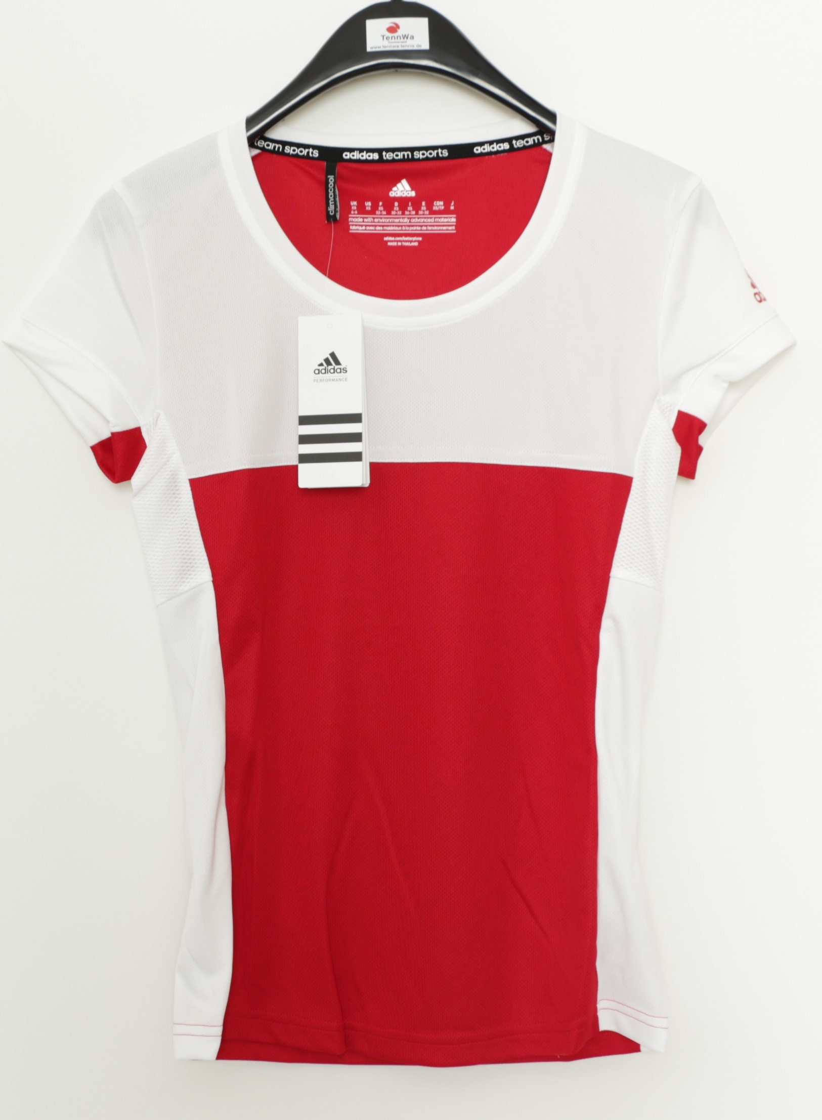 Adidas T16 T-Shirt Damen rot