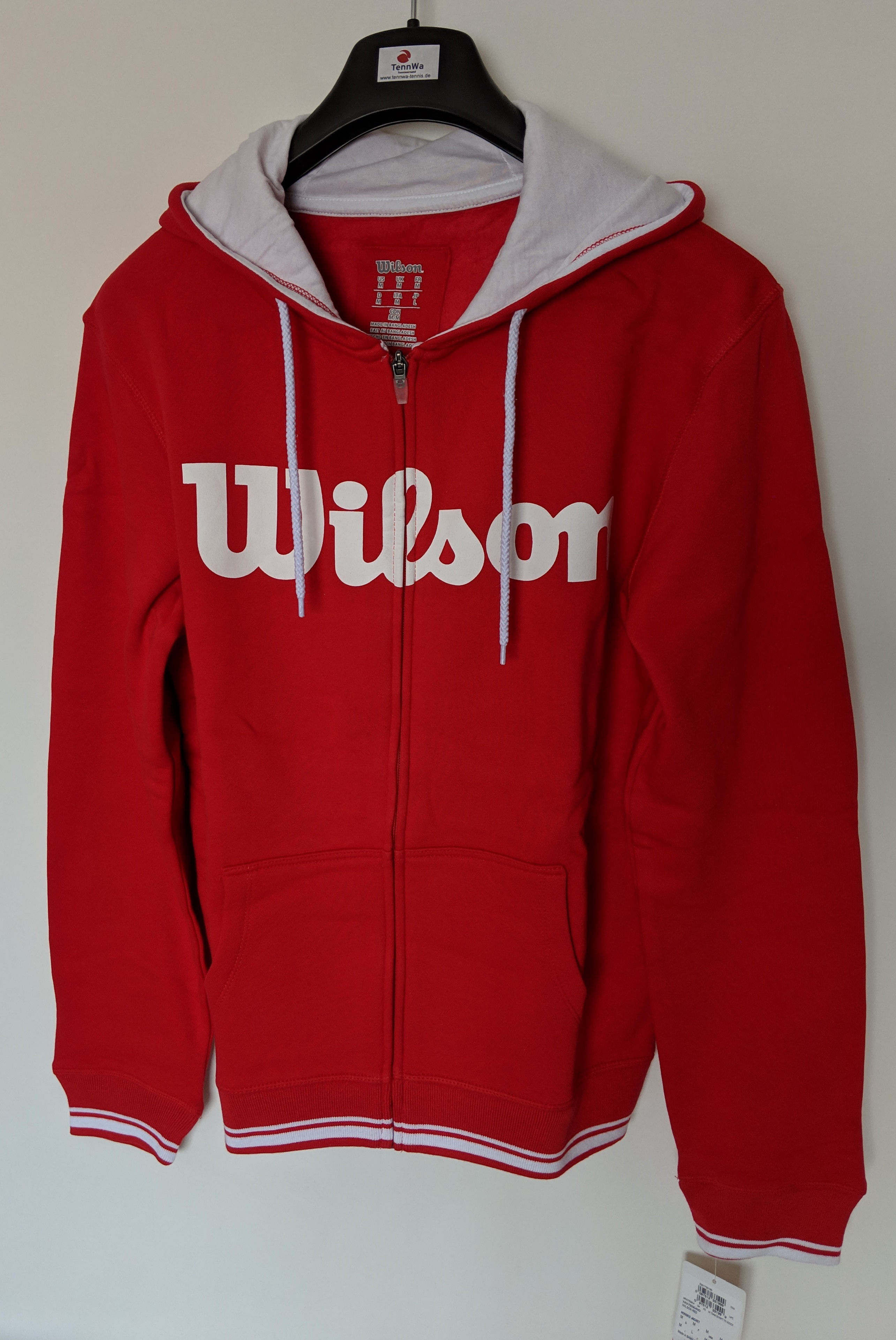 Wilson Team Script Hooded Jacket rot