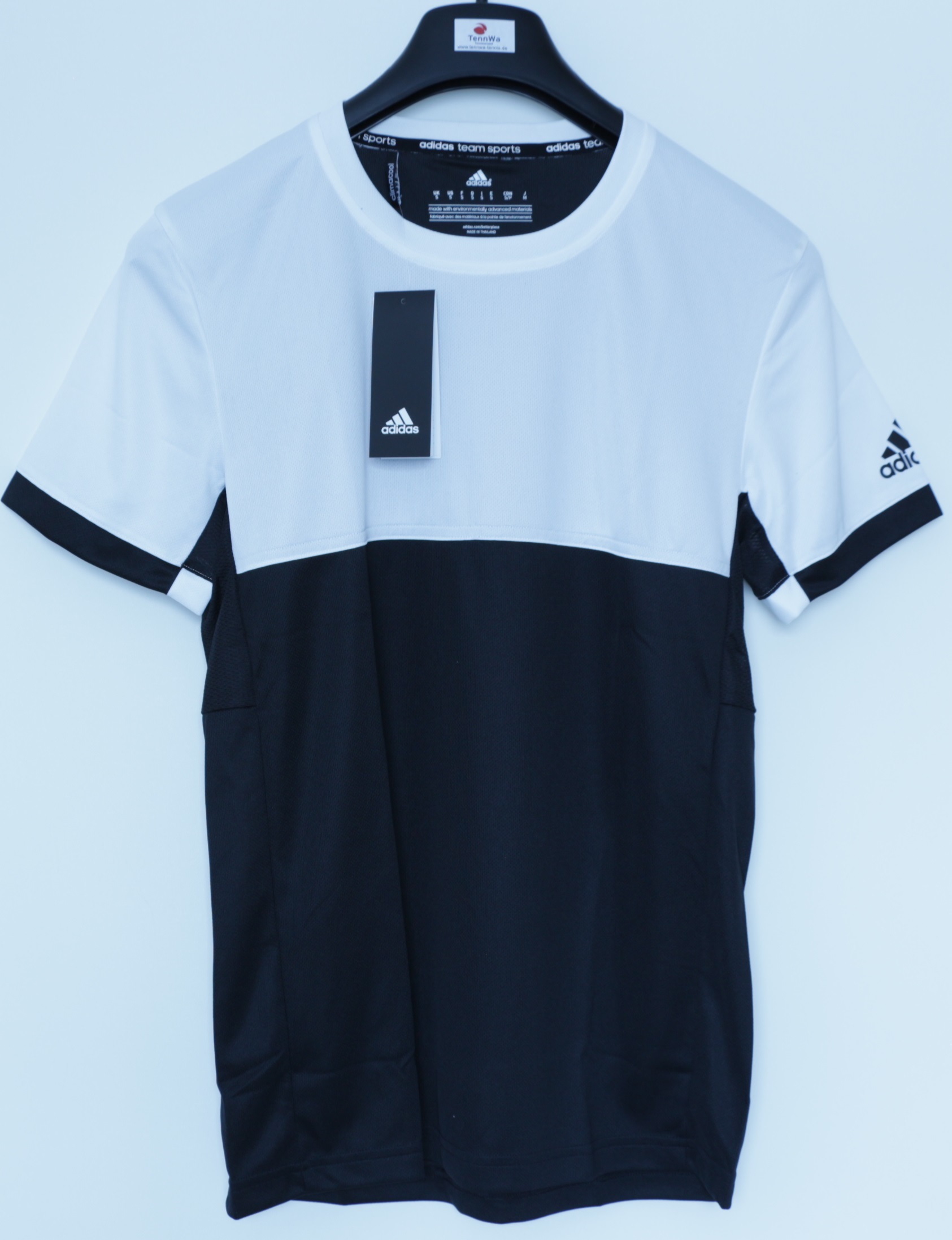 Adidas T16 T-Shirt Herren weiß/schwarz