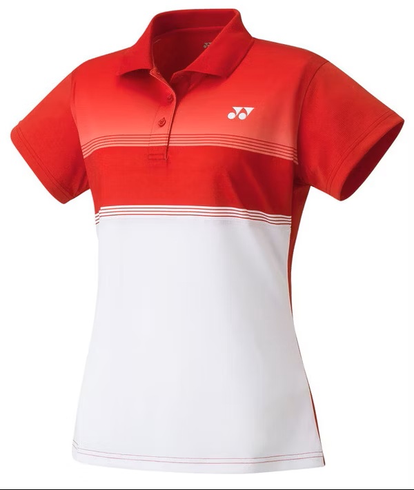 Yonex Damen Polo weiß/rot