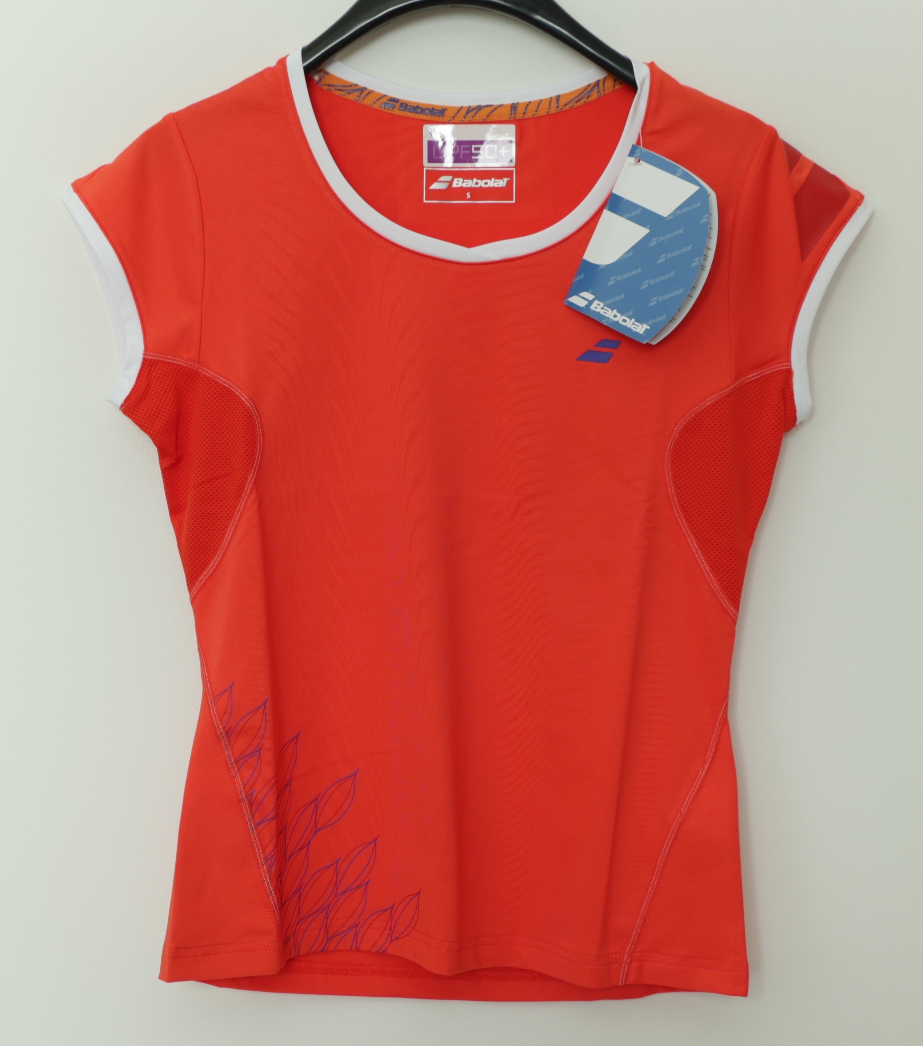 Babolat Performance Cap Sleeve Tshirt orangerot