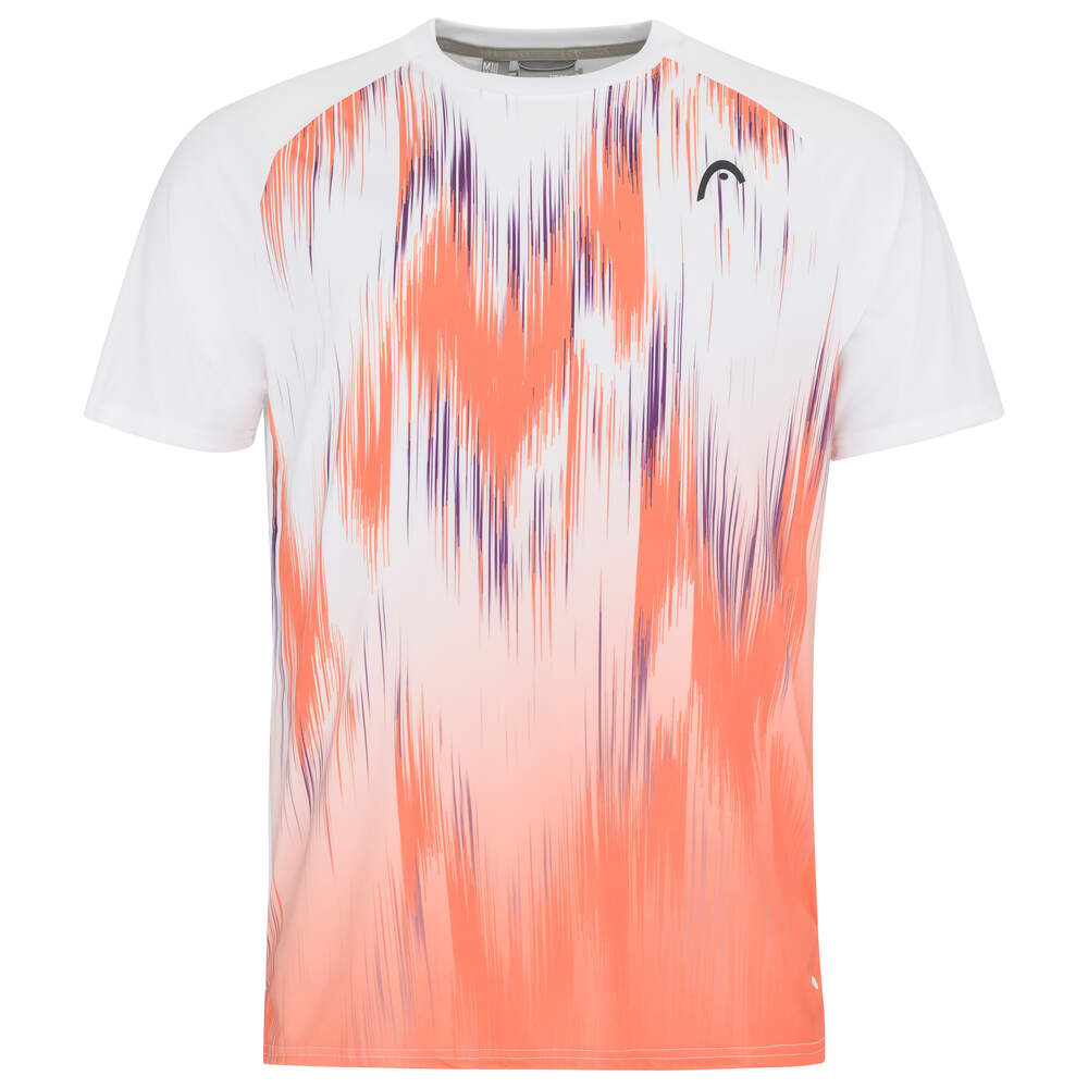 Head Vision Topspin T-Shirt Men, weiß/orange/lila
