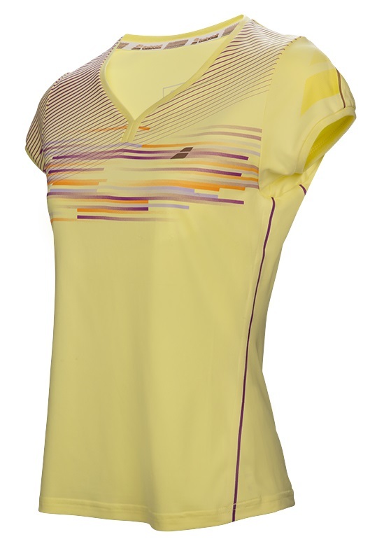 Babolat Performance Cap Sleeves Top gelb