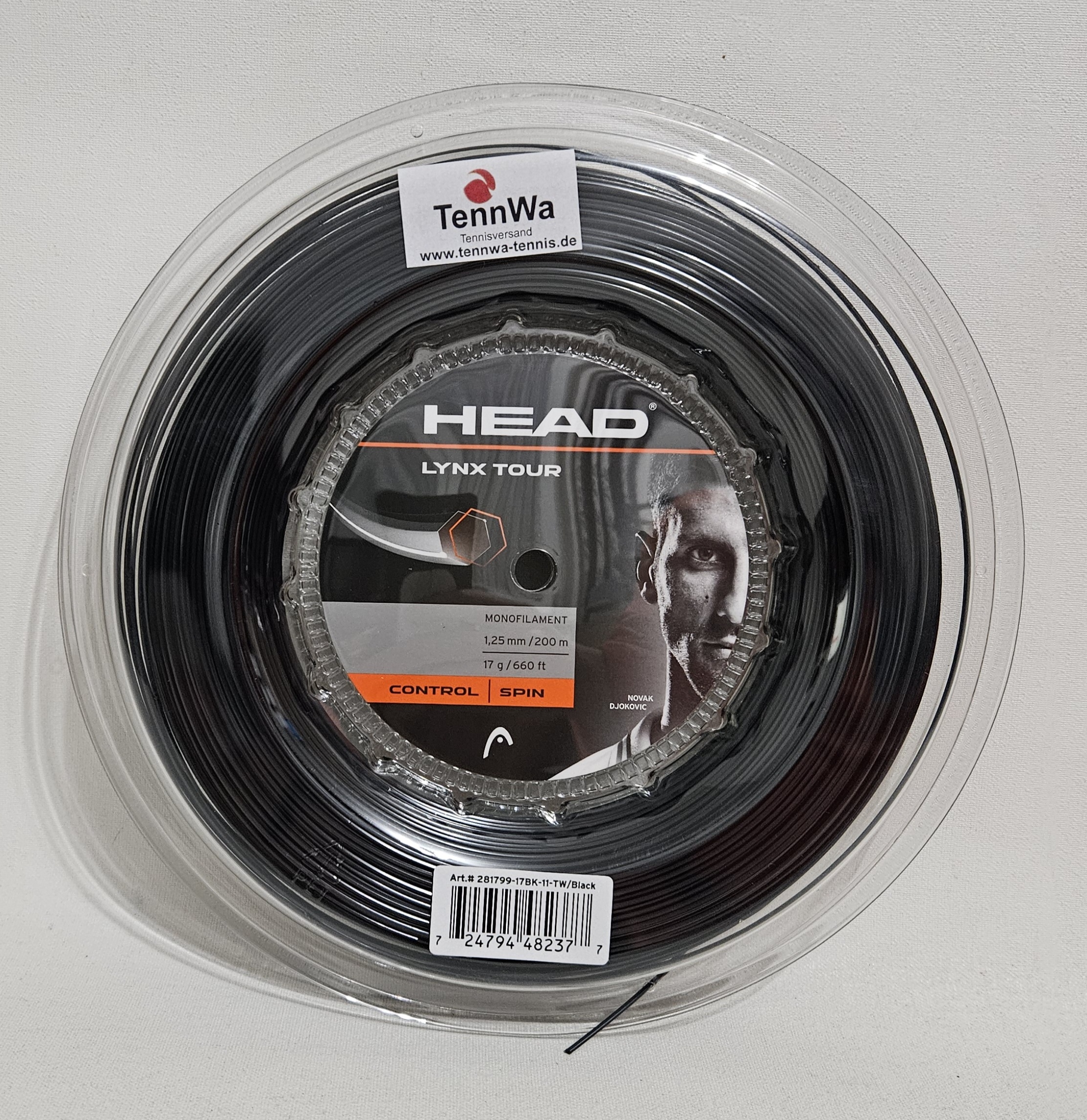 200m HEAD Lynx Tour 1,25mm - verschiedene Farben