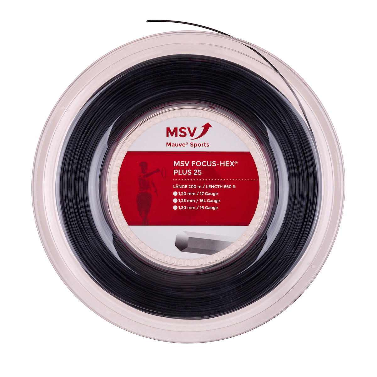 Mauve MSV Focus-Hex Plus 25 schwarz, 200m